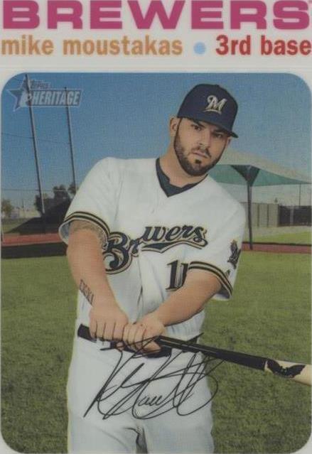 2020 Topps Heritage - Mike Moustakas #THC-24 - 1 of 1