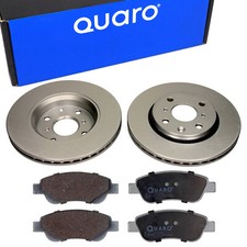 QUARO Bremsscheiben Bremsbeläge Vorne für TOYOTA Aygo B1 B4 CITROEN C1 PEUGEOT