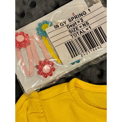 NWT Gymboree Happy Rainbow Pant Cute Is My Middle Name Top Leggings Clips LOT 5 - Picture 10 of 16