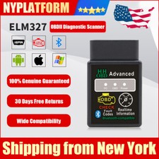 Bluetooth Obd2 Obdii Car Diagnostic Scanner Auto Fault Code Reader Tool Elm327.