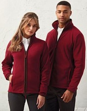 Mens Womens Zip Up Fleece Jacket Plain Zipped Jumper Warm Outerwear Top XS - 3XL