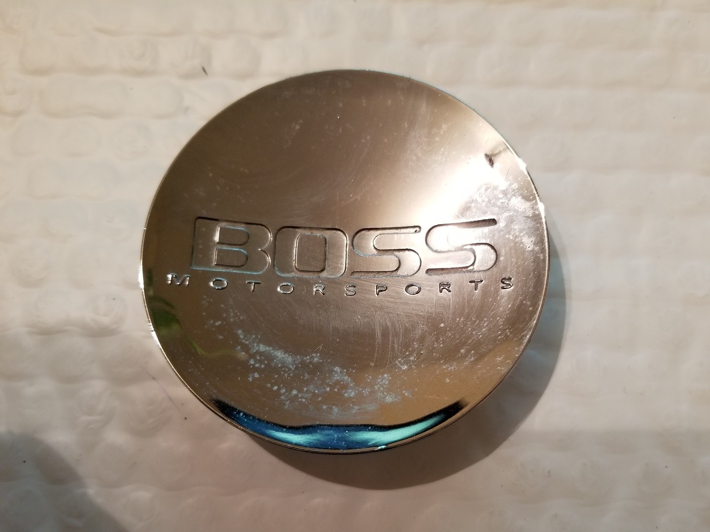 (1) BOSS CUSTOM WHEELS Chrome  CENTER CAP HUBCAP P/N: 3209-image