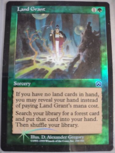 Land Grant MTG Foil Mercadian Masques #255 NM