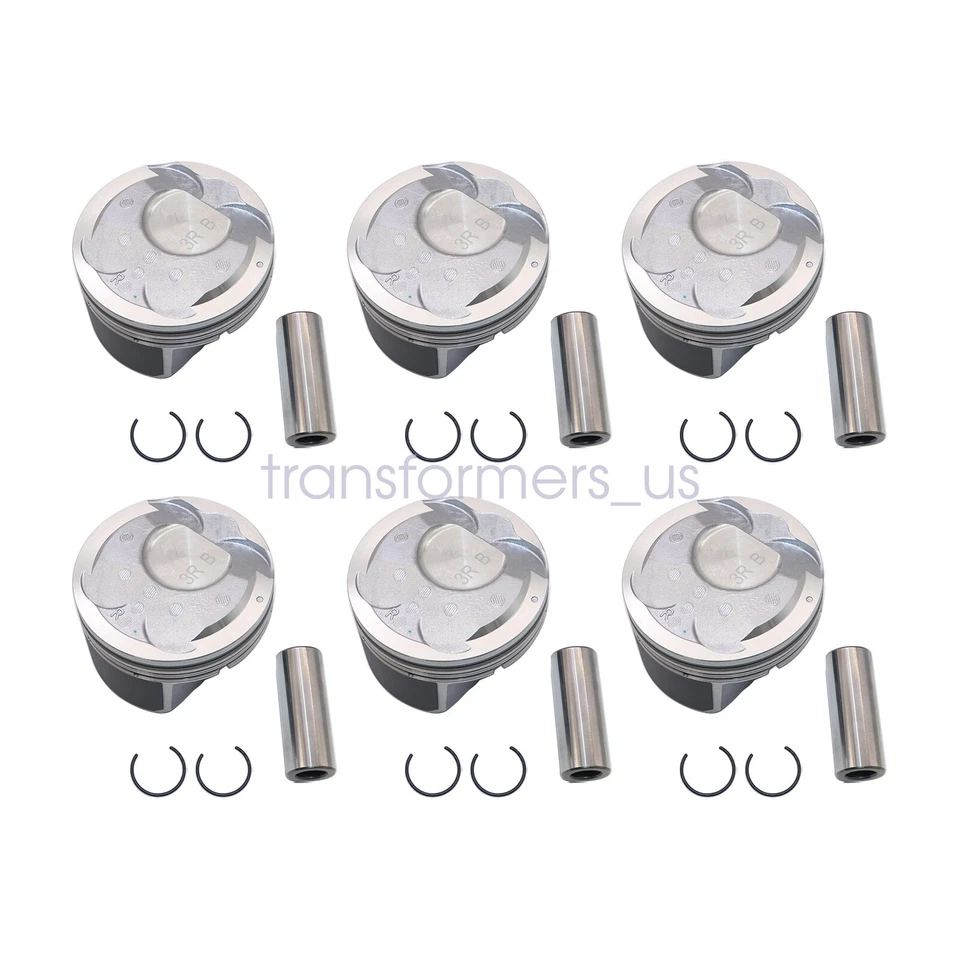 Juego de pistones de motor STD para Kia Sorento Sedona Hyundai Santa Fe 3,3 L V6 2013-2020 Foto 3 de 4