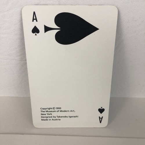 Vintage Museum Of Modern Art MOMA 2 Decks Spielkarten Takenobu Igarashi - Bild 6 von 7