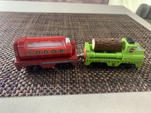 THOMAS FRIENDS DIECAST TRAINS QUARRY TRANSPORT SODOR TIMBER CO. Take N Play Lot - Picture 2 of 5