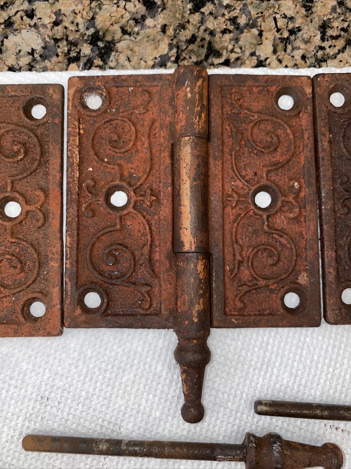 3 antique victorian door hinges Cast Iron eBay