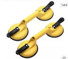 Glass Suction Cups Aluminum Vacuum Heavy Duty Handle Lift 200 Lbs 5000 Times