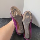 Tory Burch Plum Suede Wedge Heels Size 5 — photo 8