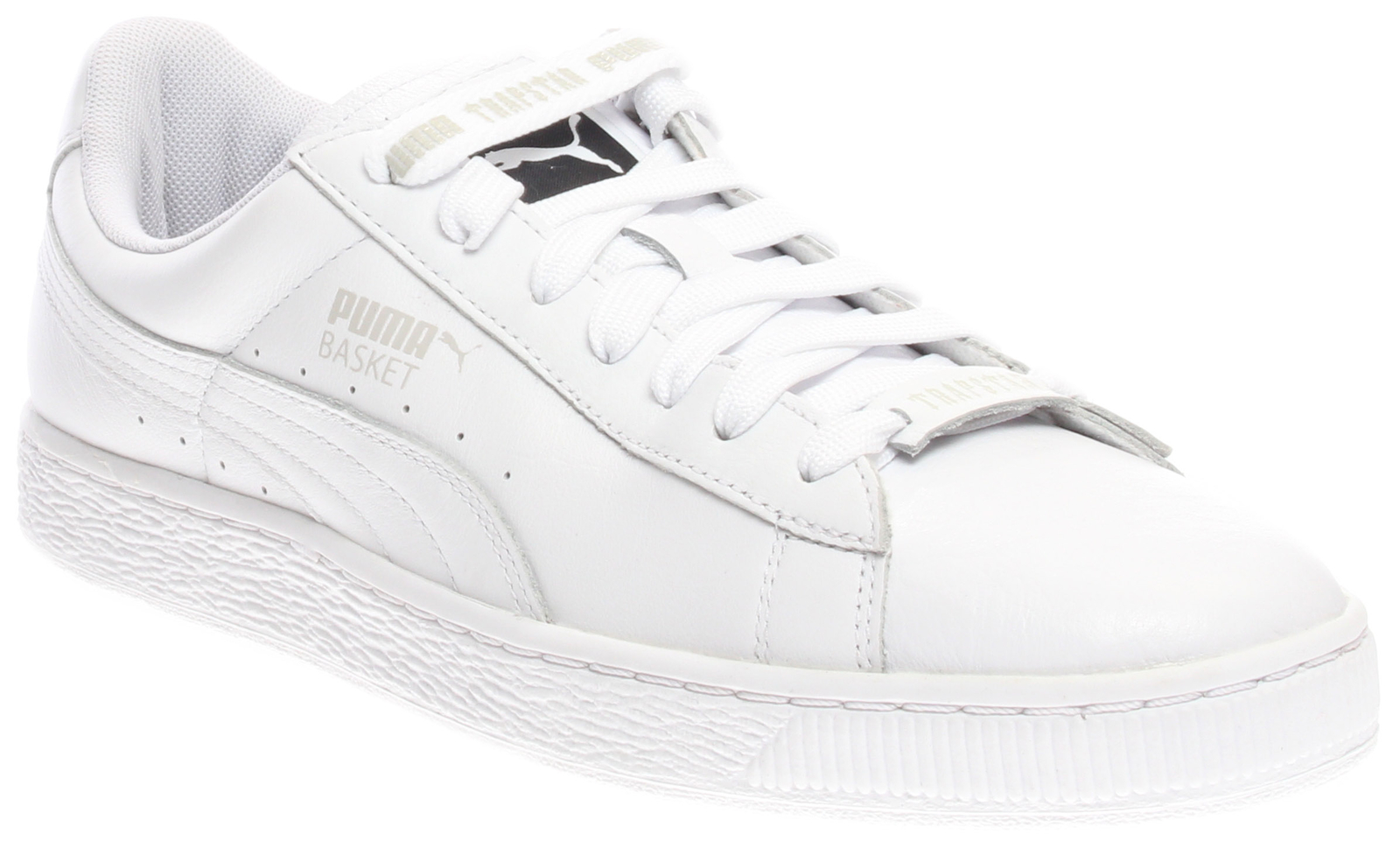 puma basket white mens