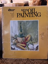 KEYS TO OIL PAINTING SKYLIGHT STUDIO VINTAGE ART BOOK 1972 S. H. MCGUIRE COLORS