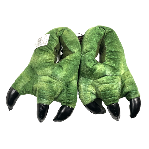 Dino Claw Dinosaur Plush Slippers for Children 10/11