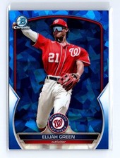 2023 Bowman Chrome Sapphire Edition Elijah Green #BCP-214 Prospects Nationals
