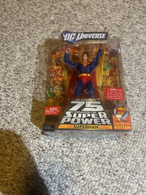 DC UNIVERSE CLASSICS SUPERMAN DC COMICS 75 YEARS OF SUPER POWERS 2009 MATTEL
