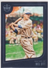 2022 DIAMOND KINGS BLUE FRAME MEL OTT NEW YORK GIANTS MLB BASEBALL MLB JC-1285