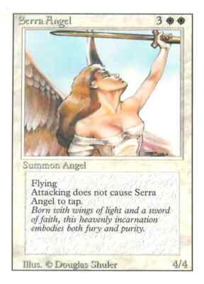 MTG - Serra Angel / Angelo di Serra - Revised (3rd Edition) ENG