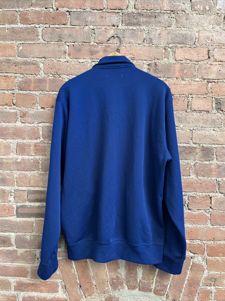 Vintage Comme Des Garçons Shirt Men’s Track Jacket, Sz XL, Blue Cotton/Poly Vintage Comme Des Garçons Shirt Men’s Track Jacket, Sz XL, Blue Cotton/Poly
