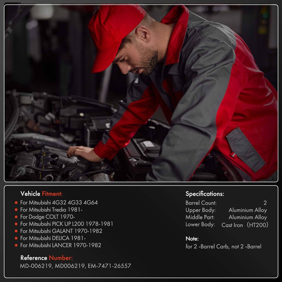 Carburateur compatible avec le moteur à essence HONDA GX200:Carbura