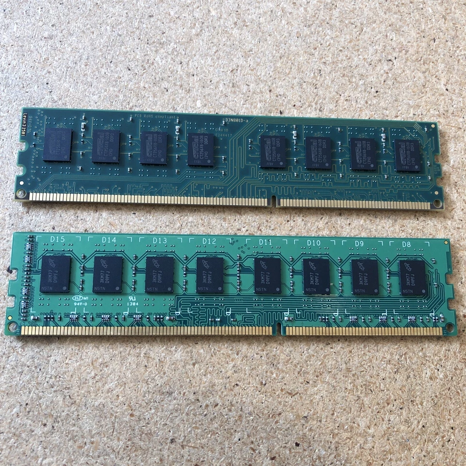 Crucial RAM 8GB 2X 4GB DDR3 1333 PC3 10600 PC Desktop Memory HP Dell Lenovo Asus - Image 2 of 3