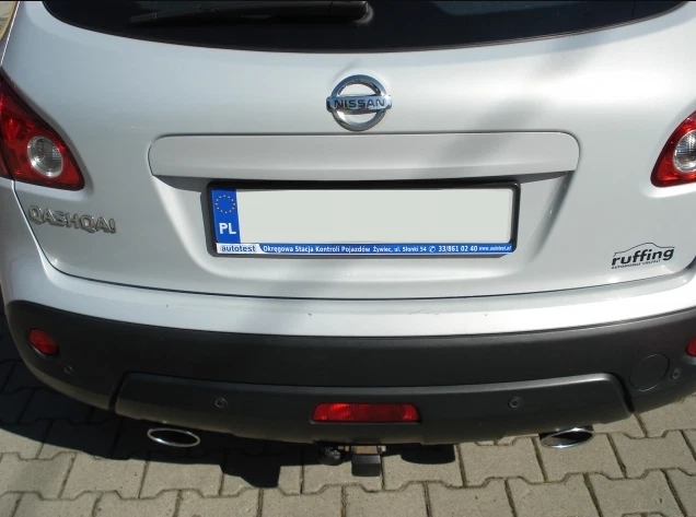 Escape deportivo NISSAN Qashqai 1 I 119-311/28 2007-2012 oval dúplex 120x80mm - Imagen 2 de 2