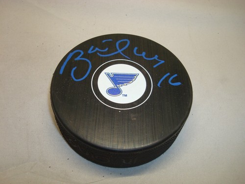 Brett Hull Signed St. Louis Blues Hockey Puck Autographed PSA/DNA COA 1A - Picture 3 of 3