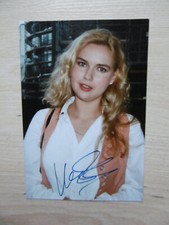 Veronica Ferres autograph signed 9x13 cm picture