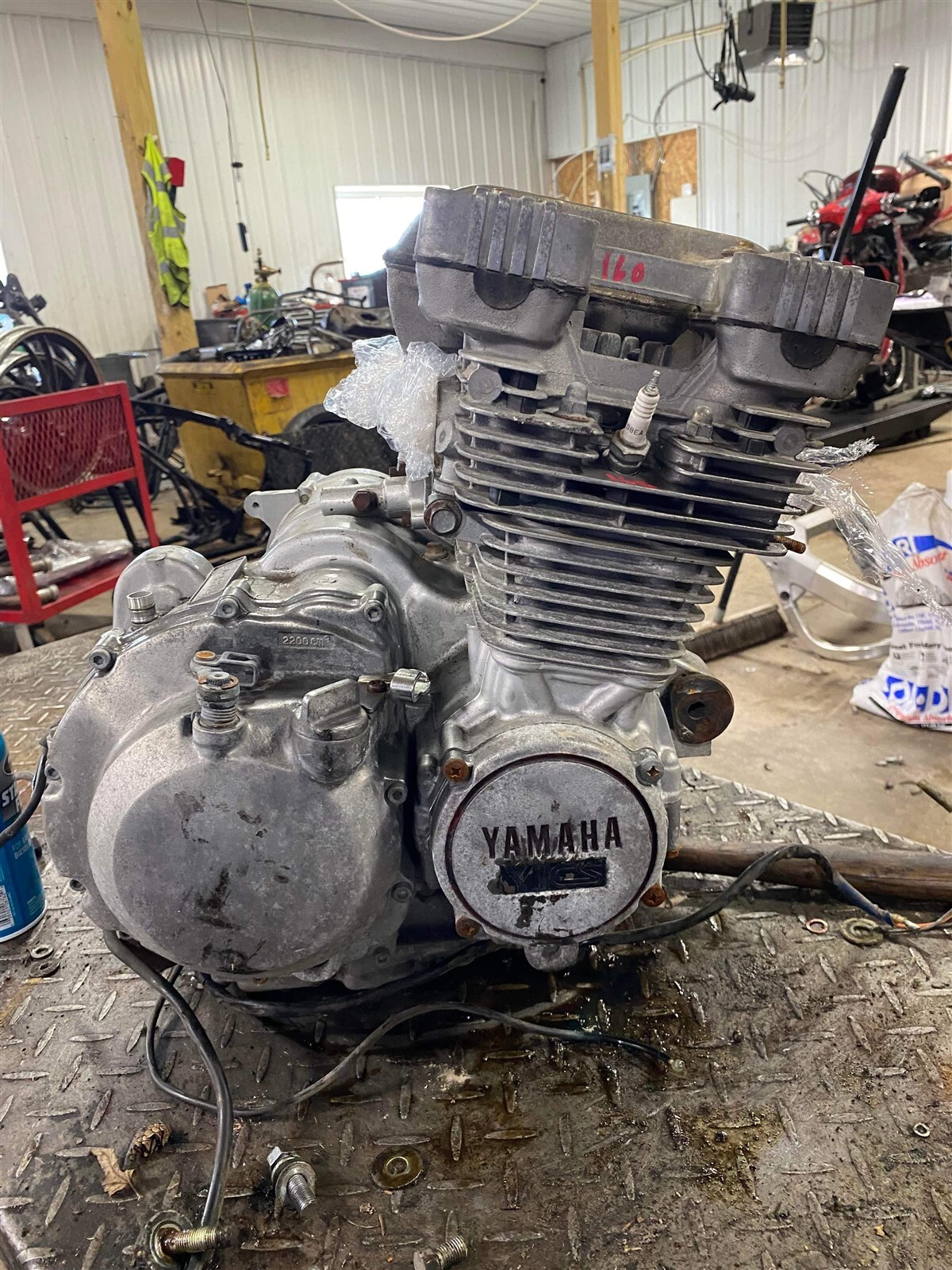 81 Yamaha XJ550 XJ 550 Maxim Engine Motor | eBay