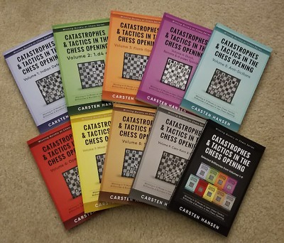 Catastrophes & Tactics in the Chess Opening - Vol 1-10 Large Print Editions