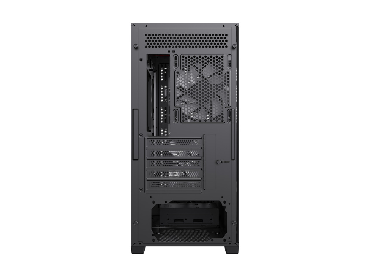 Корпус игрового ПК GameMax Defender Mesh Micro-ATX с предустановленным 4-кратным вентилятором ARGB