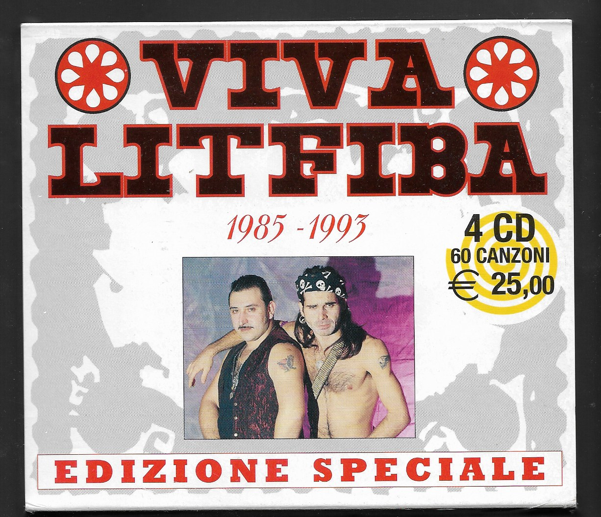 LITFIBA VIVA LITFIBA   1985-1993 VOL.1/2 BOX 4 CD F.C. NUOVO SIGILLATO!!!