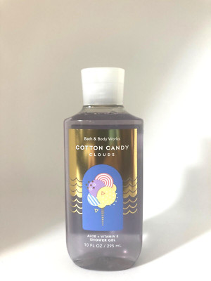 Bath & Body Works Cotton Candy Clouds  Shower Gel 10 oz fl / NEW