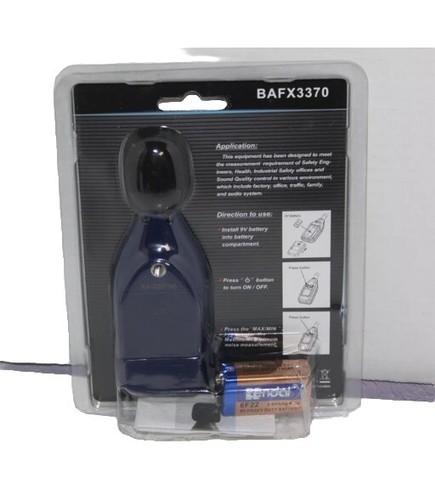Digital Sound Level Meter, Model BAFX3370, Brand New In Factory Sealed Package - Picture 2 of 7