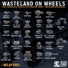 Weapons | Wasteland on Wheels | Car Wars | Gaslands | Black Cobra