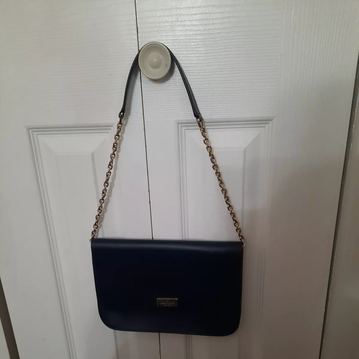 Kate spade navy clutch on sale