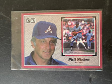 1983 DONRUSS ACTION ALL STARS #12 PHIL NIEKRO BASEBALL JUMBO CARD