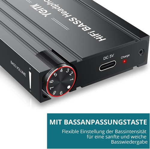 Tragbarer Kopfhöreramp BASS 3.5mm 16-600Ω HiFi-Verstärker für Laptop Computer - Bild 3 von 8