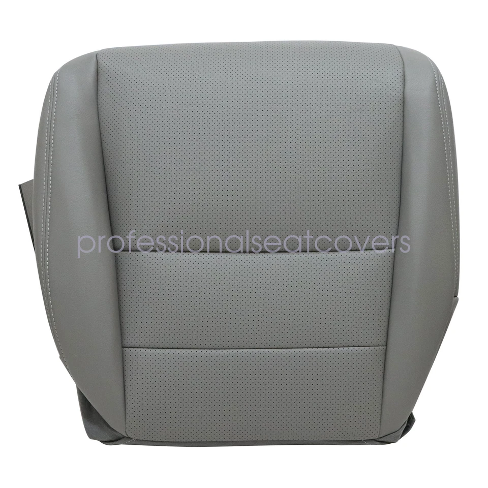 Front Driver & Passenger Bottom Leather Seat Cover For 2004-2008 Acura TL Gray - Изображение 4 из 4