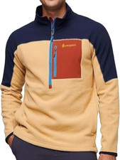 COTOPAXI ABRAZO Men's Half Zip Pullover Fleece - Maritime & Birch - Medium - NWT