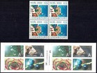 Luxembourg Luxembourg 2002 Christmas, Nature Museum 2x 4 Set Blocks MNH ** KW: €12