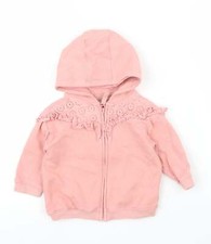 NEXT M&auml;dchen rosa Polyestermischung Pullover Gr&ouml;&szlig;e 9-12 Monate