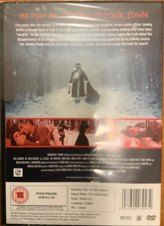 Mother Krampus / The Christmas Devil. 2x Christmas Horror DVD. New / Sealed - Image 2 of 3