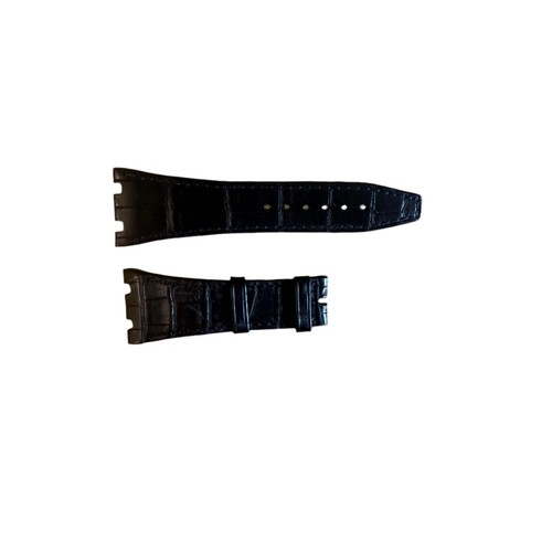 Authentic Audemars Piguet Royal Oak Black Alligator Watch Strap Band 26mm