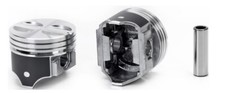 Fits 1969-1971 Ford Mercury 351w 5.8l - 8 Flat Top Pistons Moly Rings
