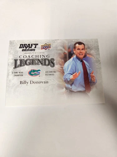 2009-10 Upper Deck Draft Edition Billy Donovan Coaching Legends #CL-BD Florida