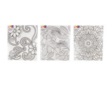 🔥A4 Colour In Canvas Stretched Framed Art Board Pre-Printed Painting Craft Home