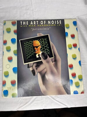 Art Of Noise Max Headroom Paranoimia Vinyl 12'' EP Electronic Synth-Pop Promo