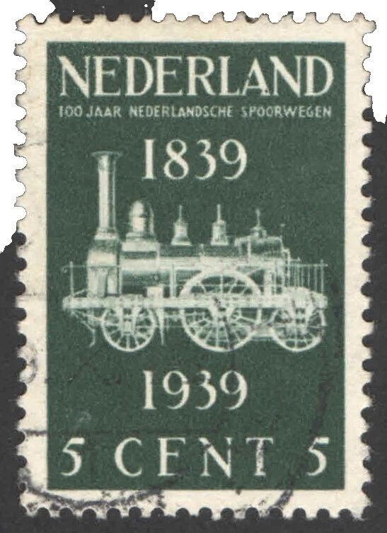 Sellos de Trenes y ferrocarriles holandesa