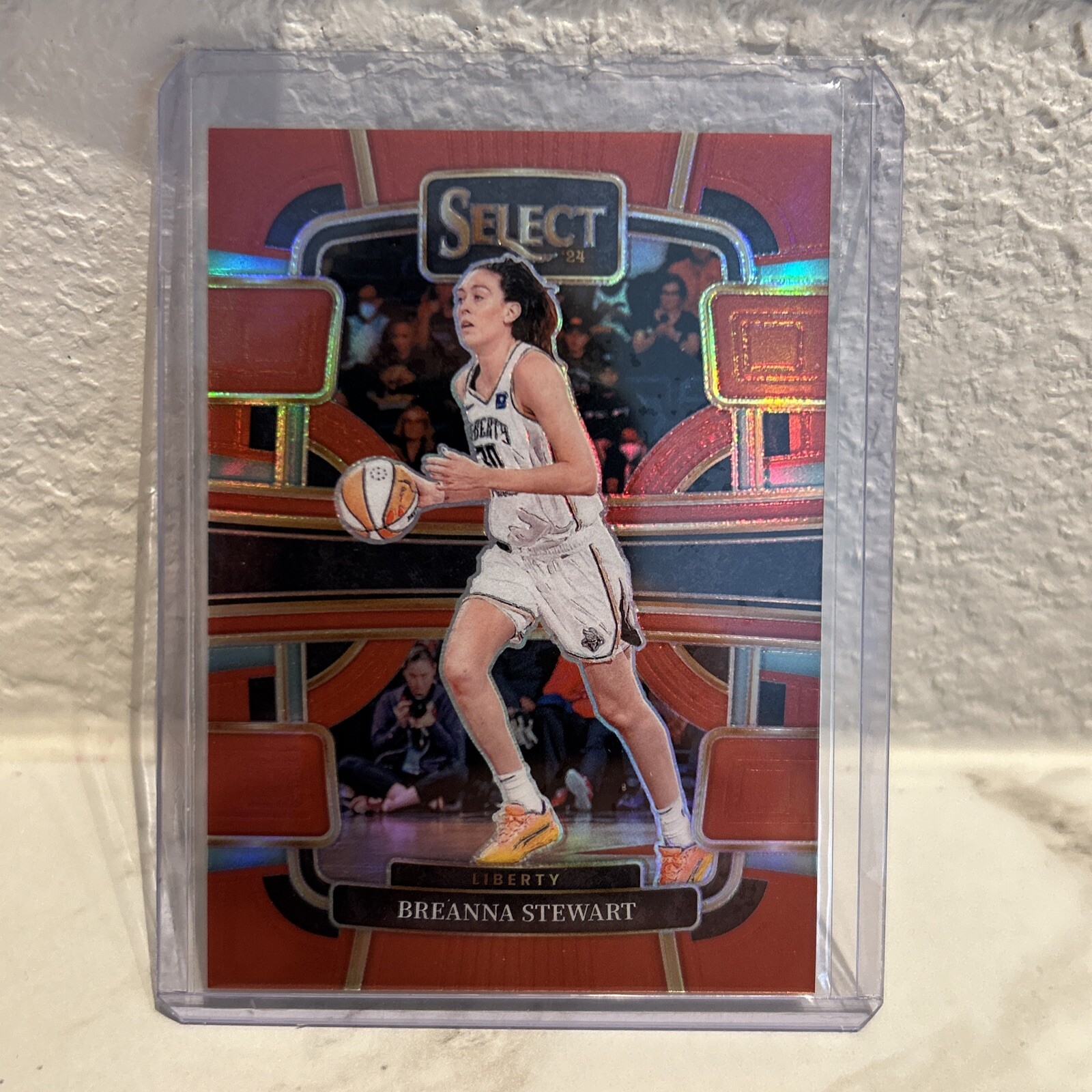 2024 Panini Select WNBA Breanna Stewart Concourse Red Prizm /149 Liberty SSP