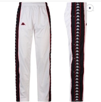 pantalone kappa con bottoni laterali