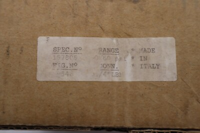 #ad USG PRESSURE GAUGE 0 60PSI SPEC 157805 #L 803 $39.99